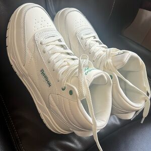Reebok white shoes